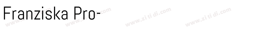 Franziska Pro字体转换